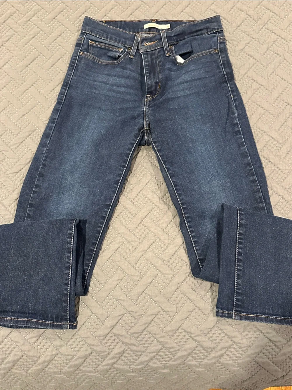 Classic Women's Levi Dark Blue Slimming Boot Cut